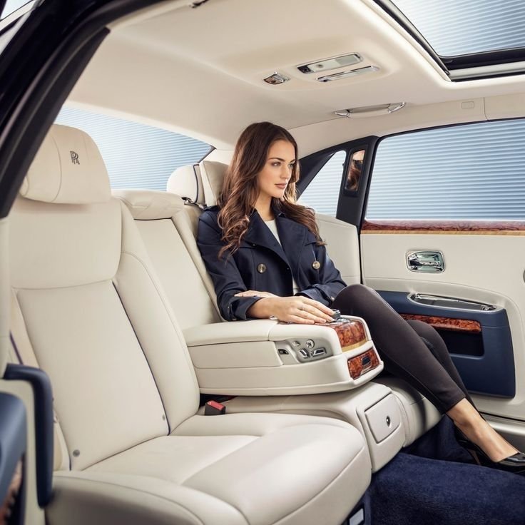 Luxury Mercedes chauffeur interior experience